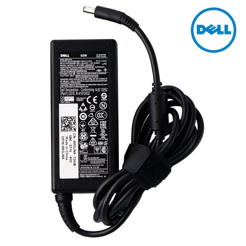 Dell HA65NS5-00 65W 19.5V technical label