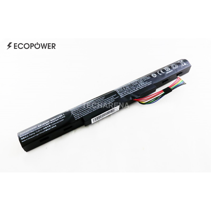 Acer AS16A5K 4INR19/66-1 4 celių 2200mAh baterija EcoPower CP