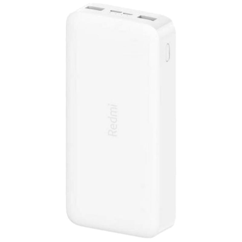Xiaomi Redmi Fast Charge Power Bank 20000 mAh, White, 18 W Išorinė baterija, balta