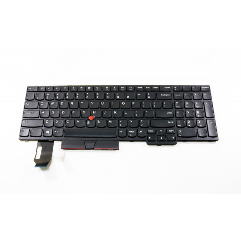 Lenovo ThinkPad E580 E585 E590 US keyboard without backlit black