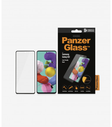 PanzerGlass Case Friendly, For Samsung Galaxy A51, Black, Clear Screen Protector