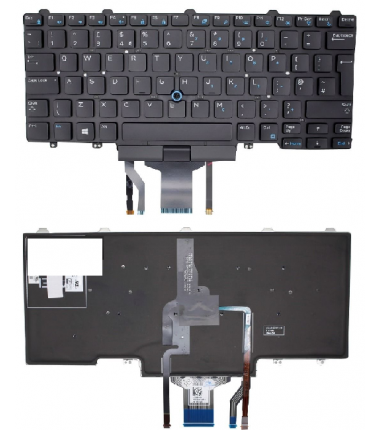 Dell K9V28 Latitude E5450 E5470 genuine keyboard backlit UK