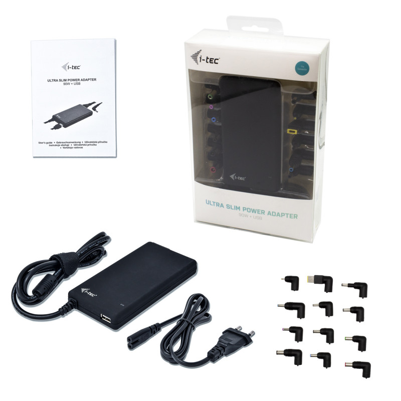Universal computer charger Ultra Slim 90W + USB Universal computer charger Ultra Slim 90W + USB