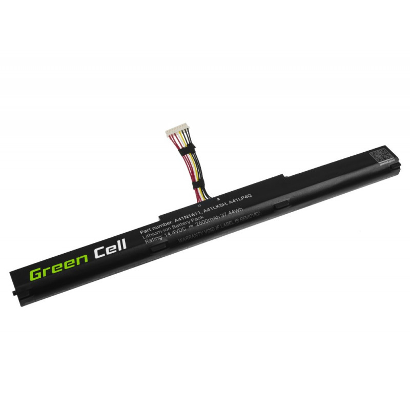 ASUS battery A41N1611 GL553VD GL553VE 4-cell 2600mAh GC ASUS battery A41N1611 GL553VD GL553VE 4-cell 2600mAh GC