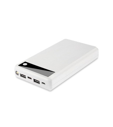 12000mAh+ fast charge power bank powerbank white RFB