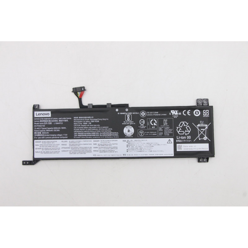 Lenovo genuine battery L19C4PC0 L19M4PC0 Legion 5 3890mAh 58.5Wh Lenovo genuine battery L19C4PC0 L19M4PC0 Legion 5 3890mAh 58.5Wh