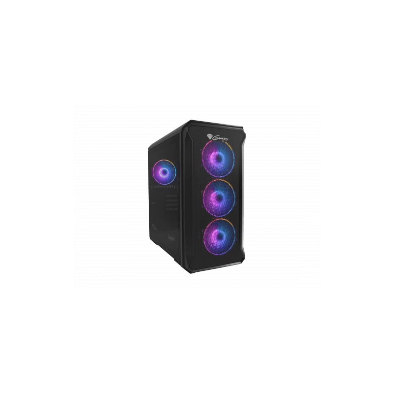 GENESIS IRID 503 ARGB Pc case, Micro tower, 2xUSB 2.0, 2x Jack, 1xUSB 3.0, Black