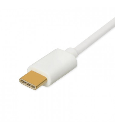 USB A - TYPE-C USB-C CABLE, laidas/kabelis, baltas