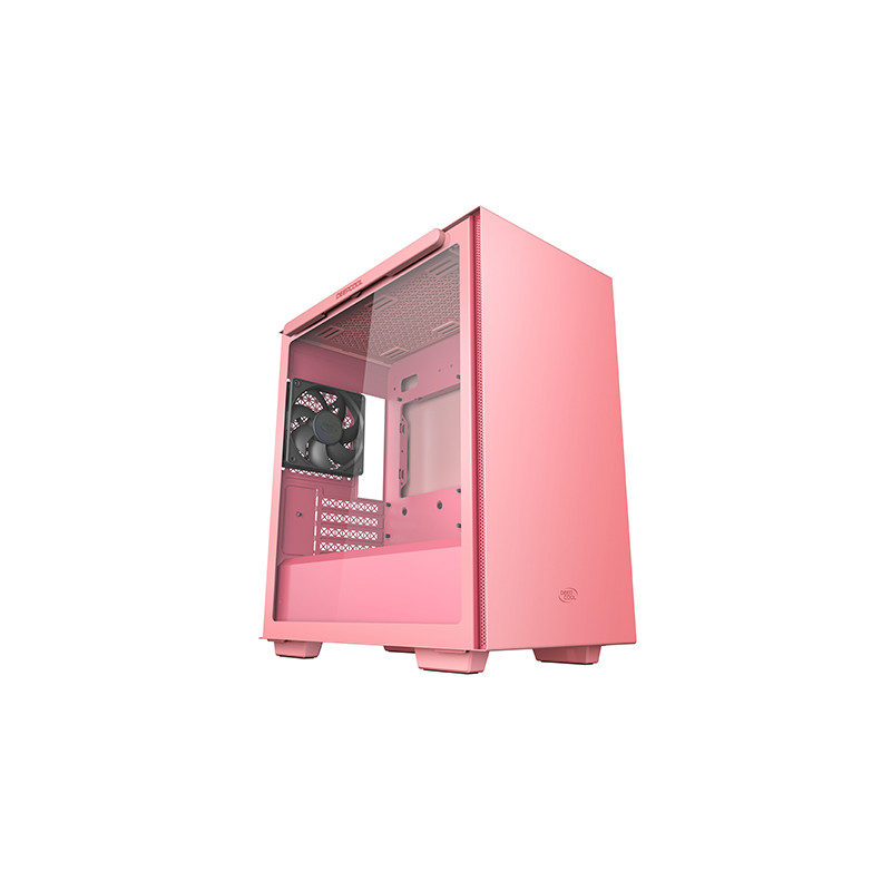 Deepcool MACUBE 110 Pink, Mini-ITX / Micro-ATX, 4, USB3.0x2, Audiox1, ABS+SPCC+Tempered Glass, 1×120mm DC fan