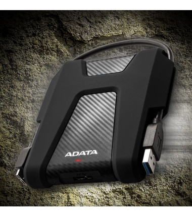 ADATA External Hard Drive HD680 1000 GB, USB 3.1, Black