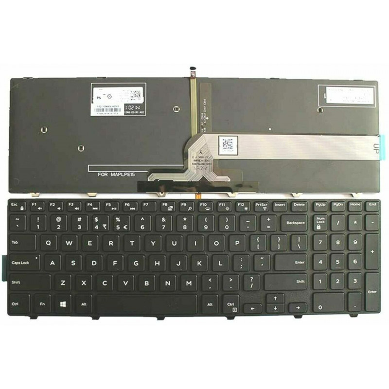 Dell 51CHY 051CHY NSK-LR0BW 1D 490.00H07.0A1D genuine US keyboard backlit