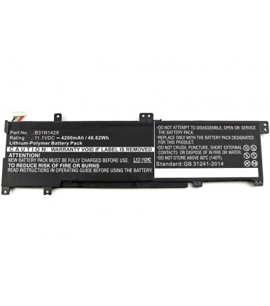 ASUS battery B31N1429 A501 K501 47Wh cp