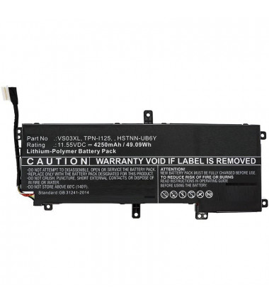 HP battery VS03XL TPN-125 HSTNN-UB6Y CP