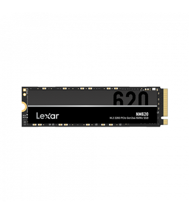 Lexar M.2 NVMe SSD NM620 2000 GB, SSD form factor M.2 2280, SSD interface PCIe Gen3x4, Write speed 3000 MB/s, Read speed 3300 MB