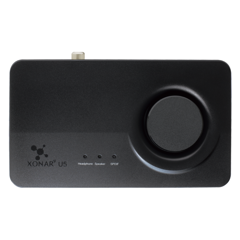Asus Compact 5.1-channel USB sound card and headphone amplifier XONAR_U5 5.1-channels