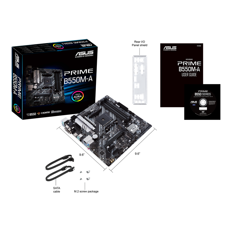 ASUS PRIME B550M-A mATX MB