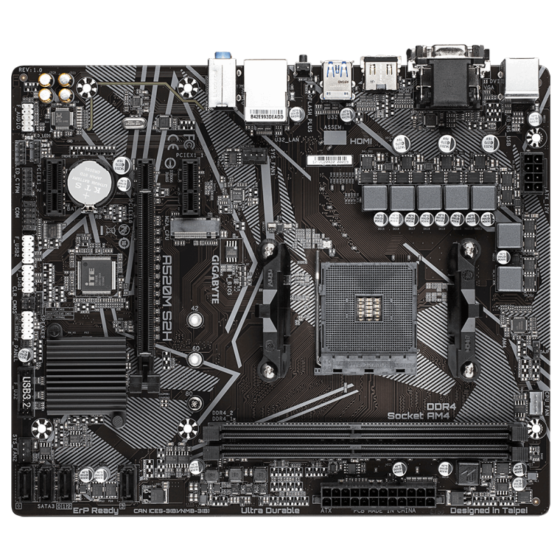 GIGABYTE A520M S2H 1.0 M/B