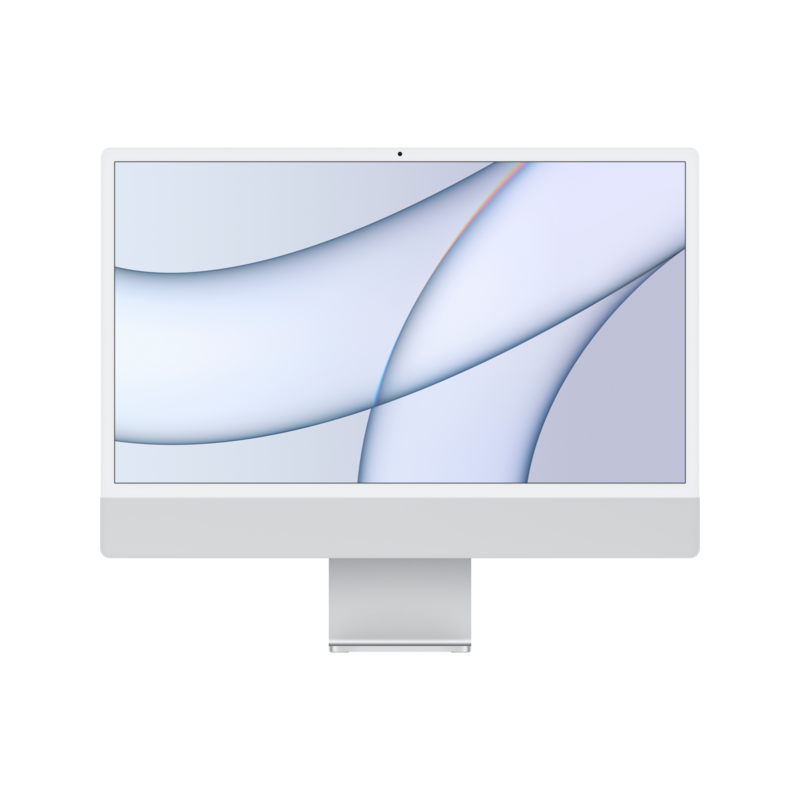 iMac 24” 4.5K Retina, Apple M1 8C CPU, 8C GPU/8GB/256GB SSD/Silver/RUS
