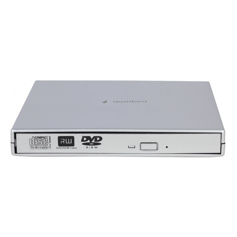External DVD-RW recorder USB 3.0 Gembird silver