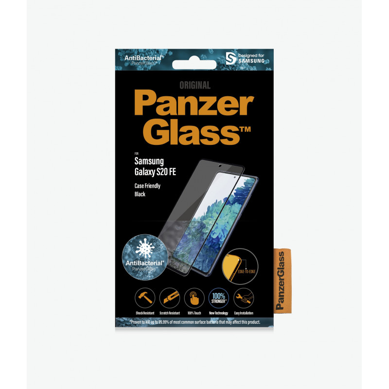 PanzerGlass Samsng, Galaxy S21 FE CF, Hybrid glass, Black, Screen Protector