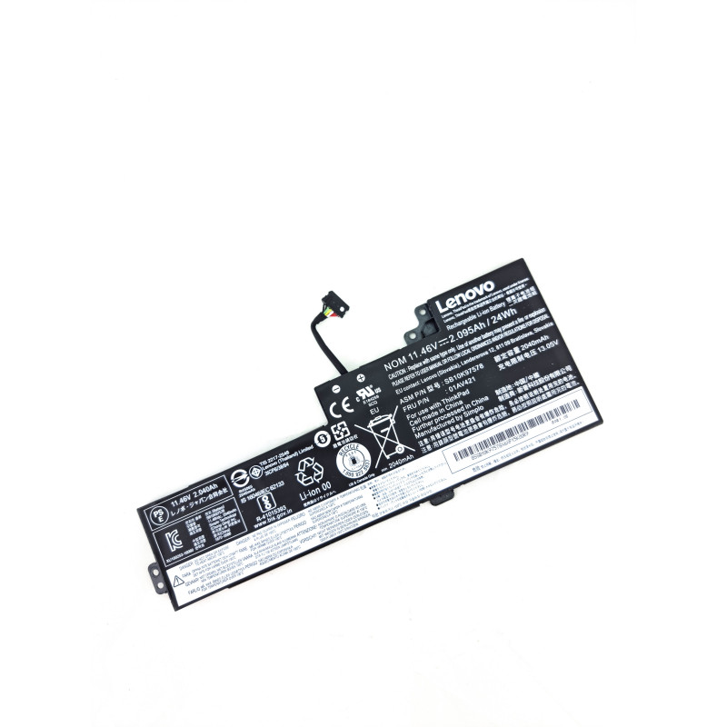Lenovo genuine battery SB10K97578 01AV421 ThinkPad A475 A485 T470 T480 2.095AH 24Wh