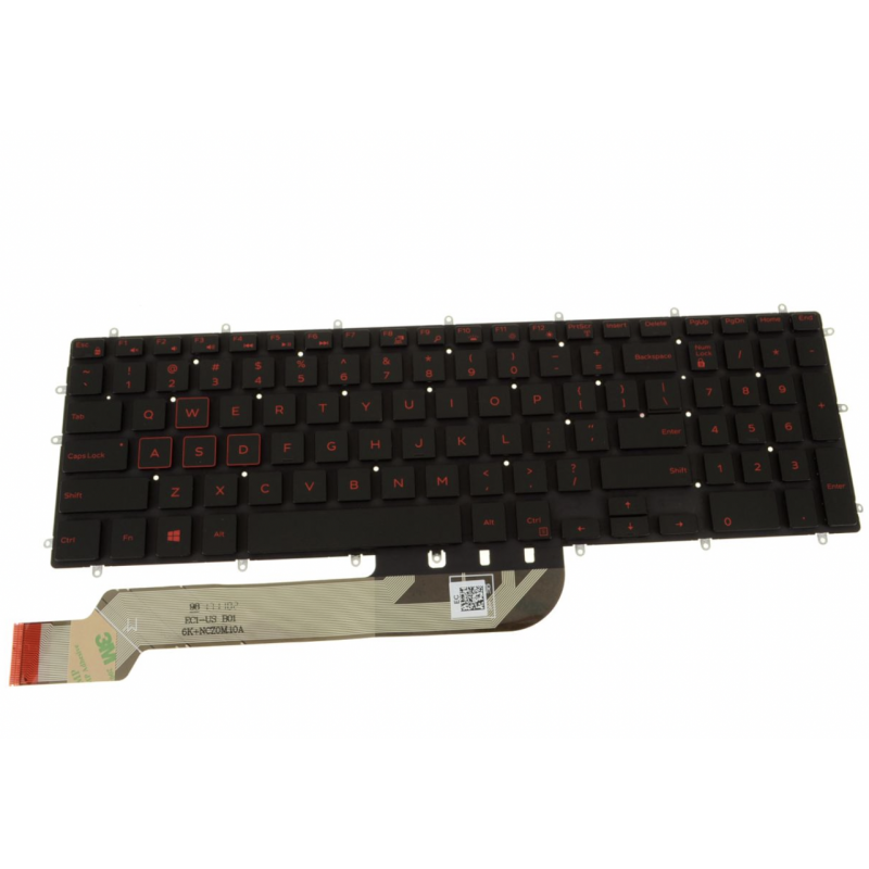 Dell genuine keyboard backlit 3R0JR G5 5587 INSPIRON 7559 7577