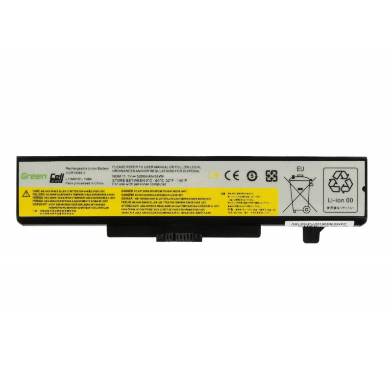 Lenovo battery L11M6Y01 Y480 GC PRO 6-cell 5200mAh Lenovo battery L11M6Y01 Y480 GC PRO 6-cell 5200mAh