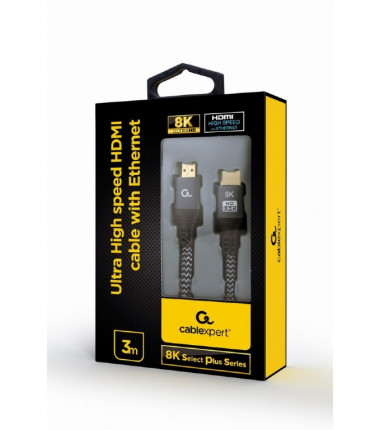 Gembird Ultra High speed HDMI cable with Ethernet, 8K select plus series, 3 m Gembird