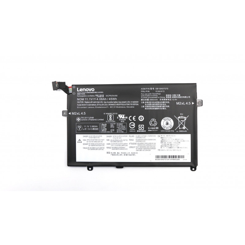 Lenovo originali baterija SB10K97570 01AV413 ThinkPad E470 E475 45Wh