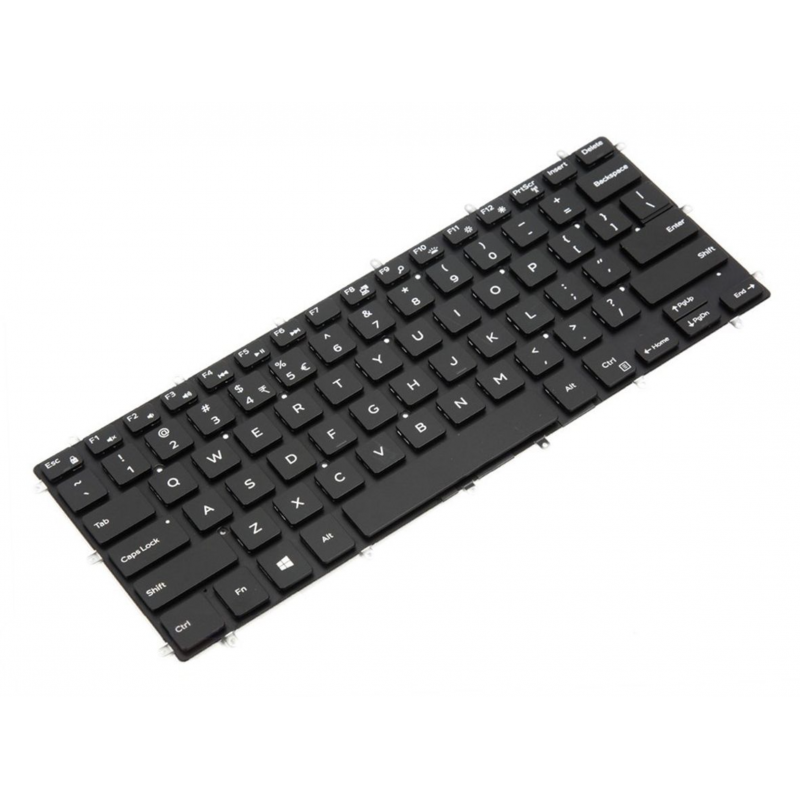Dell M9DMK 0M9DMK inspiron, latitude, vostro originali klaviatūra su pašvietimu US