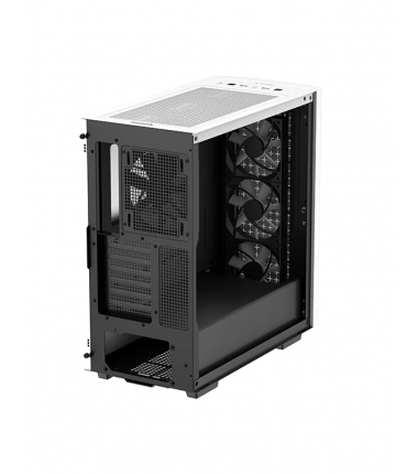 Deepcool MID TOWER CASE CK560 Side window, White, Mid-Tower, Power supply included No