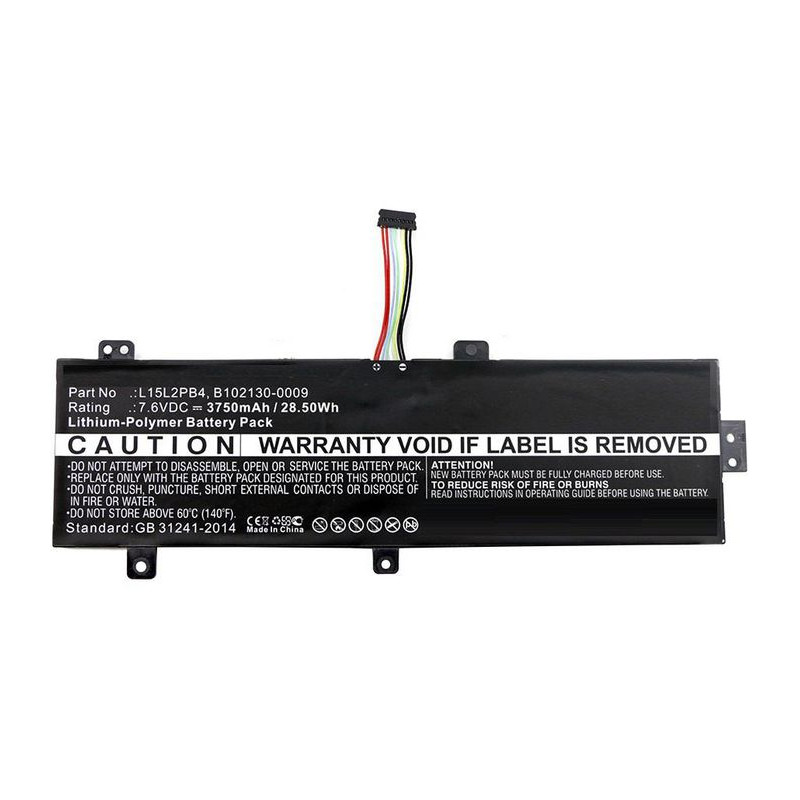 Lenovo battery L15L2PB4 L15M2PB5 L15C2PB7 27Wh CP