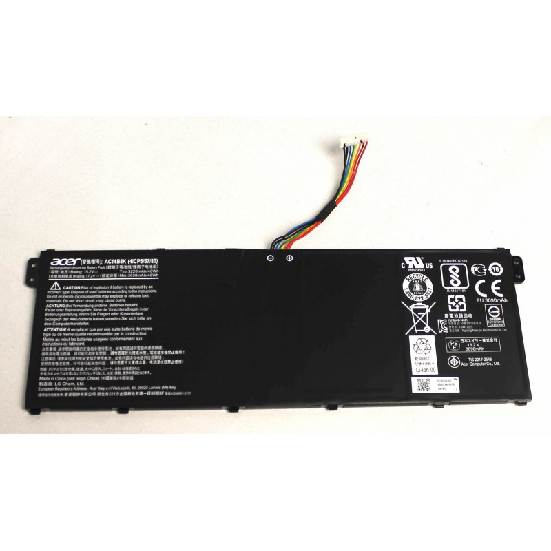 Acer genuine battery AC14B8K KT.0040G.011 48Wh