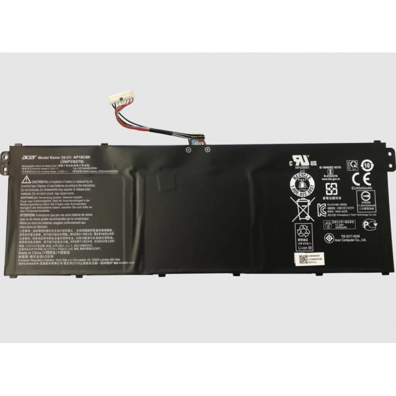 Acer genuine battery AP18C8K AP18C4K KT.0030G.020 50.29Wh