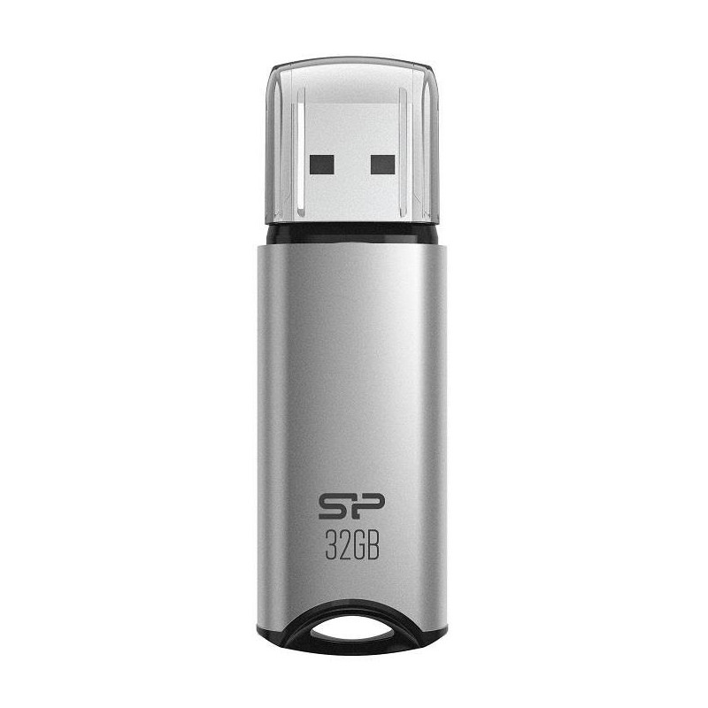 Silicon Power USB Flash Drive Marvel Series M02 32 GB, Type-A USB 3.2 Gen 1, Silver