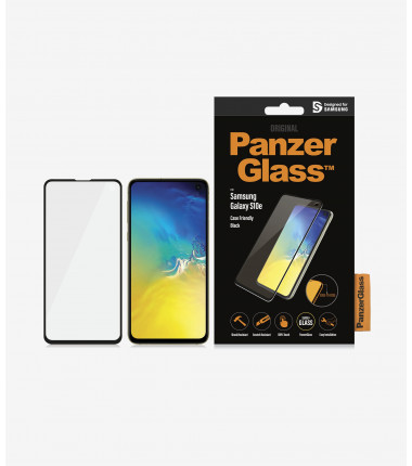 PanzerGlass Samsung, Galaxy S10e, Glass, Black, Case Friendly