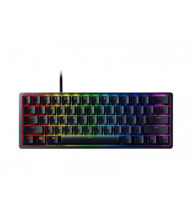 Razer Huntsman Mini 60%, Gaming keyboard, Opto-Mechanical, RGB LED light, NORD, Black, Wired