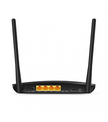 TP-LINK 4G LTE Router TL-MR6400 802.11n, 300 Mbit/s, 10/100 Mbit/s, Ethernet LAN (RJ-45) ports 3, 4G, Antenna type 2xExternal, L