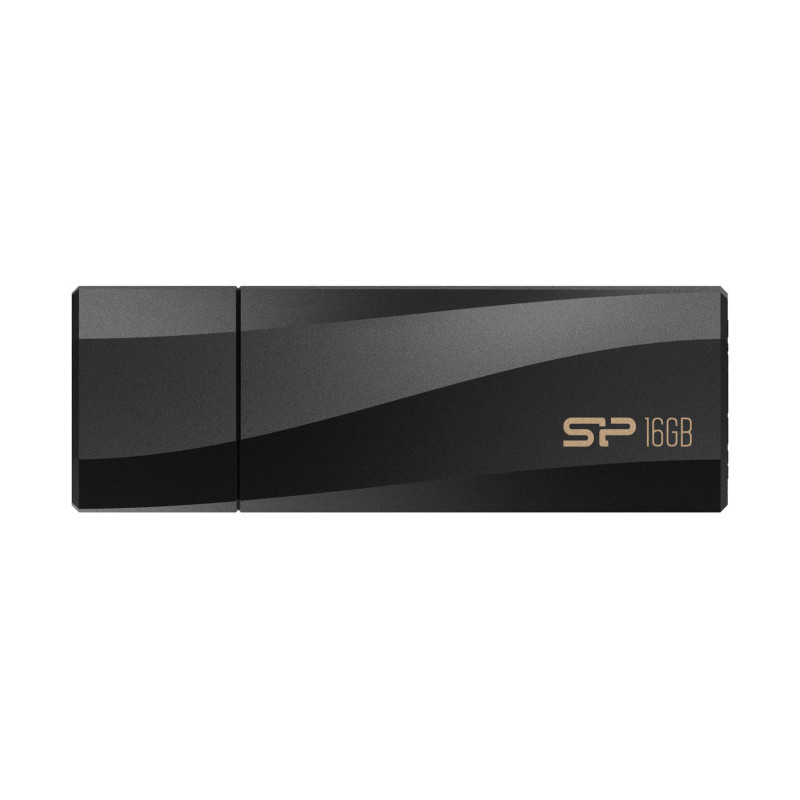 Silicon Power USB Flash Drive Blaze Series B07 16 GB, Type-A USB 3.2 Gen 1, Black