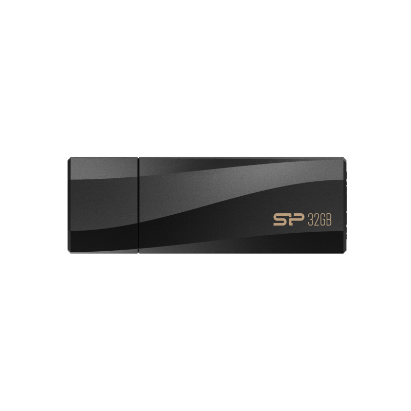 Silicon Power USB Flash Drive Blaze Series B07 32 GB, Type-A USB 3.2 Gen 1, Black