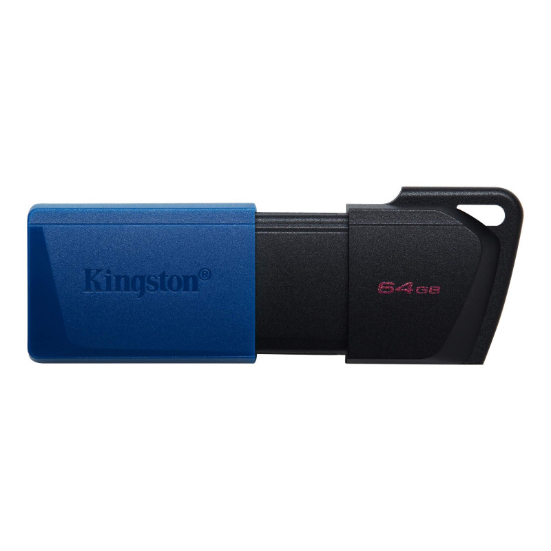 Kingston USB 3.2 Flash Drive DataTraveler Exodia M 64 GB, USB 3.2, Black/Blue