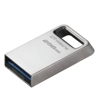 Kingston USB 3.2 Flash Drive  DataTraveler micro 256 GB, USB 3.2, Silver