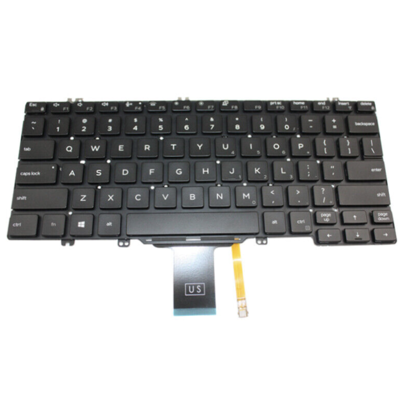 Dell 2TR2K 02TR2K Latitude 5300 5310 7300 genuine keyboard backlit US