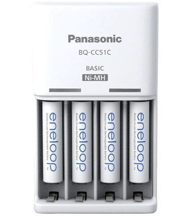Panasonic charger  ENELOOP K-KJ51MCD04E, 10h, +(4xAAA)