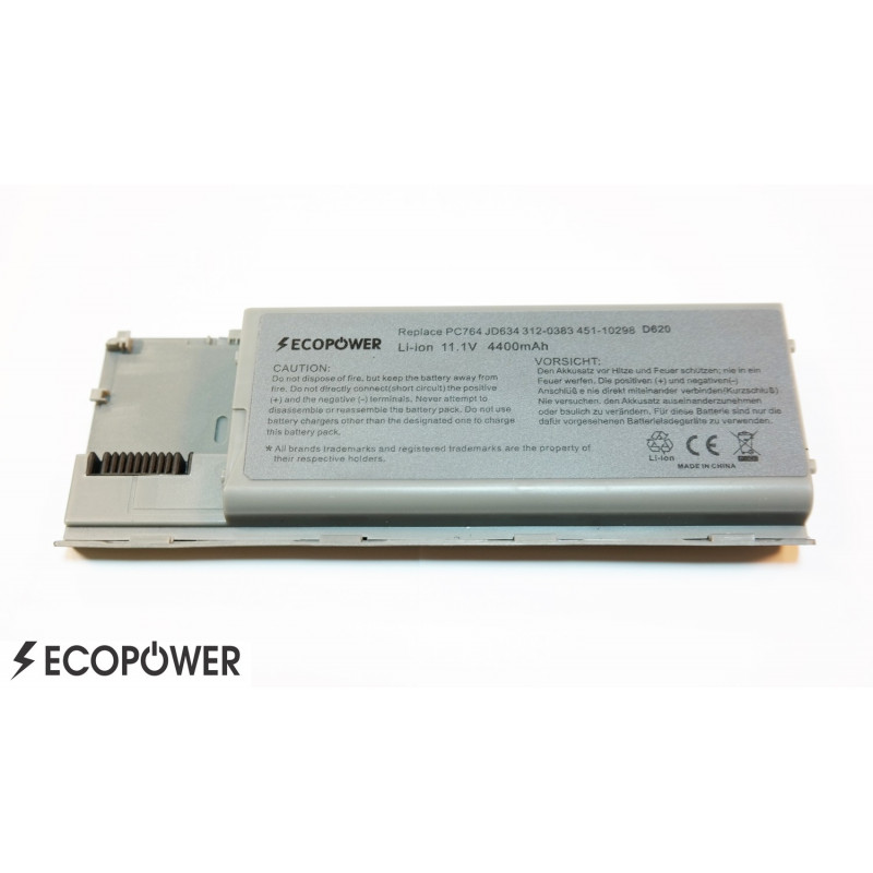 Dell battery PC764 Latitude D620 D630 Precision M2300 6-cell 4000mAh EcoPower GC