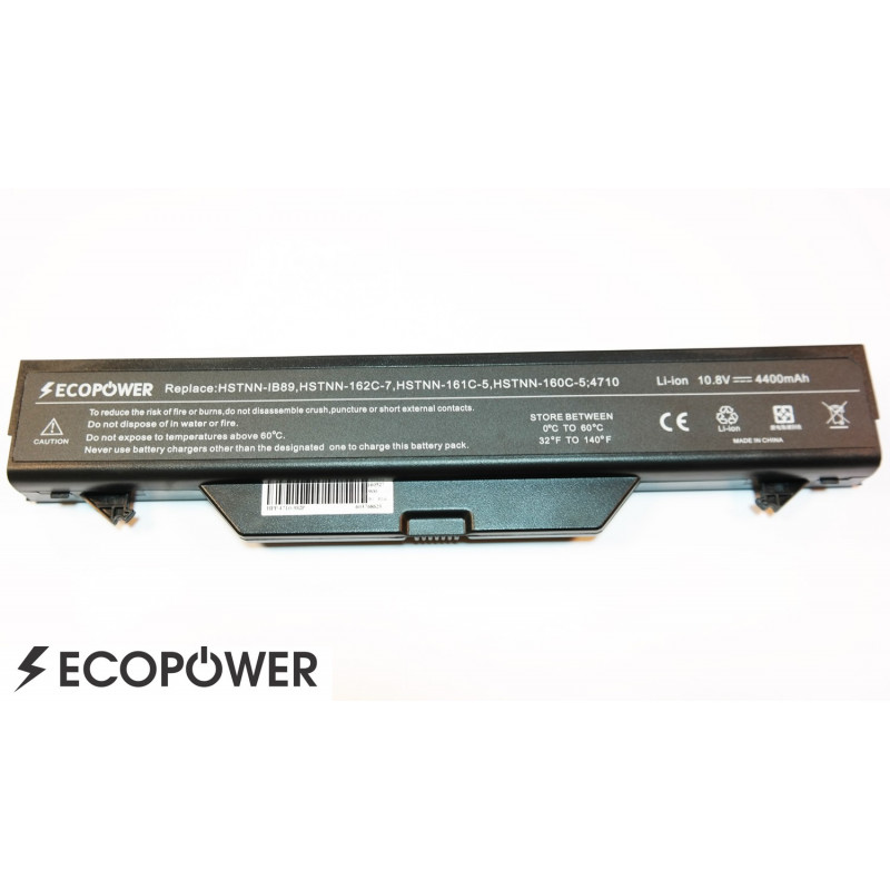 Hp HSTNN-1B1D HSTNN-OB89 probook 4510s, 4515s, 4710s EcoPower 6 celių 4400mah baterija