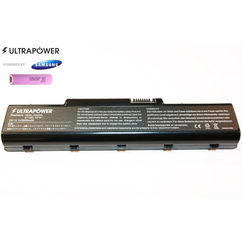 Acer AS07A72 AS07A32 AS07A51 AS07A31 AS07A41 AS07A42 AS07A52 UltraPower 6-cell 5200mAh battery