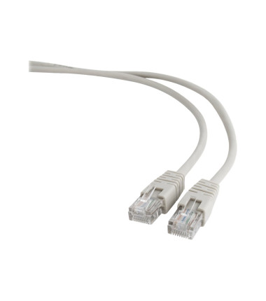 RJ45 tinklo 10m. long - Patchcord CAT 5e UTP yellow / grey RJ45 cable