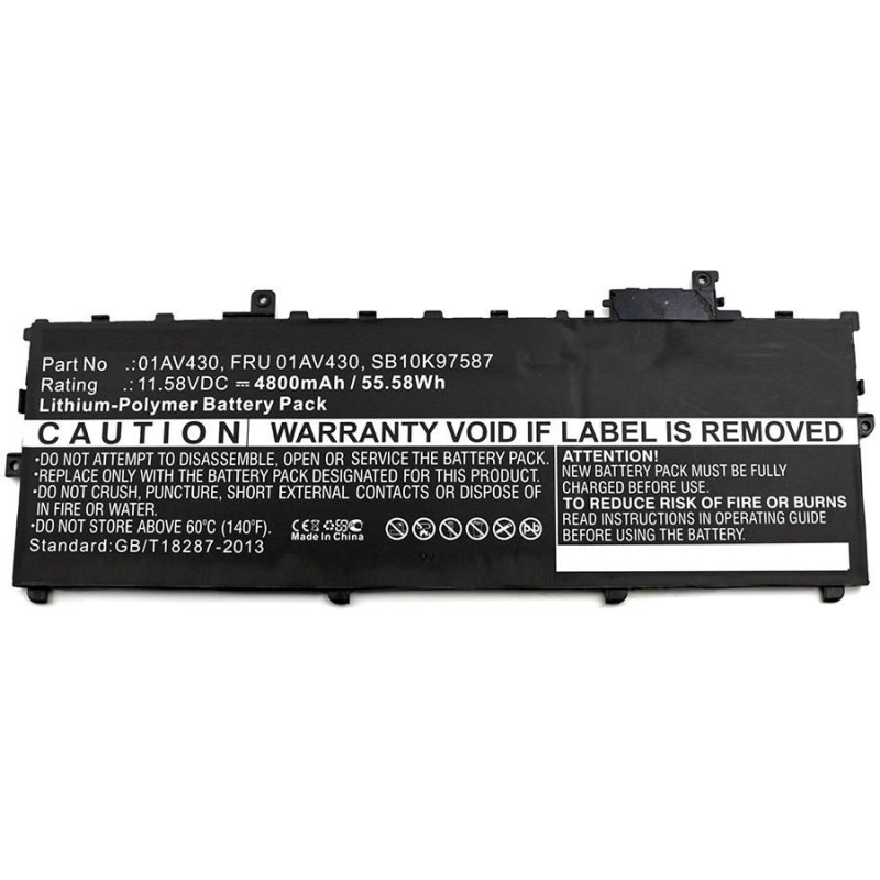Lenovo battery SB10K97586 01AV494 X1 carbon gen 5 6 57Wh CP