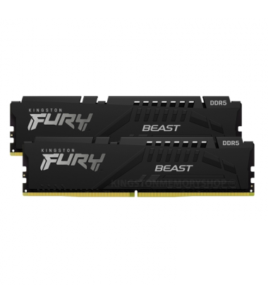Kingston Fury Beast 32GB DDR5, 5200 MHz, CL36, Non ECC DIMM, (16GB x2)